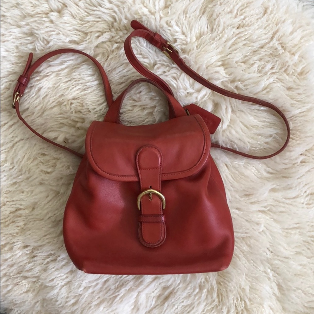 SOLD - Vintage Coach Bantam Mini Backpack - Picture 3 of 16